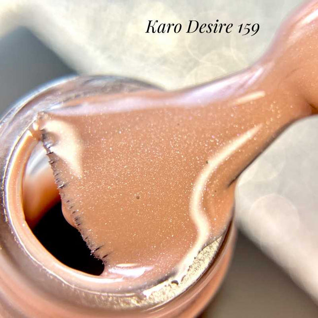 Gel Polish Desire №159 dark beige with shimmer 8ml KARO