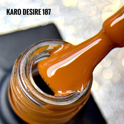 Gel lak Desire №187 tamno narančasta 8ml KARO