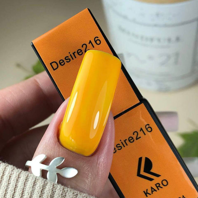Gel Polish Desire №216 yolk 8ml KARO