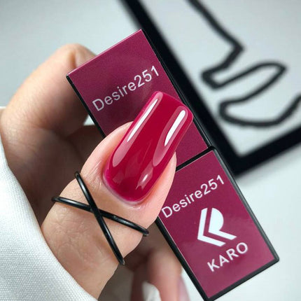 Esmalte en gel Desire №215 verde combu 8ml KARO