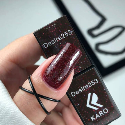 Esmalte en gel Desire №215 verde combu 8ml KARO