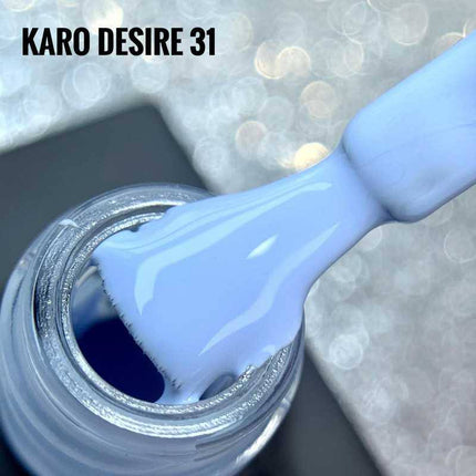 Βερνίκι Gel Desire №31 γαλάζιο κενταύρι 8ml KARO