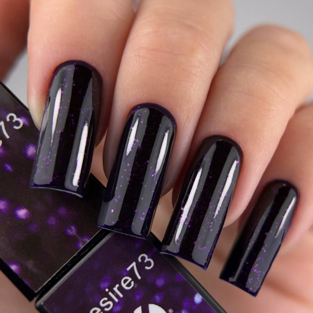 Gel Polish Desire №73 deep violet with glitter 8ml KARO