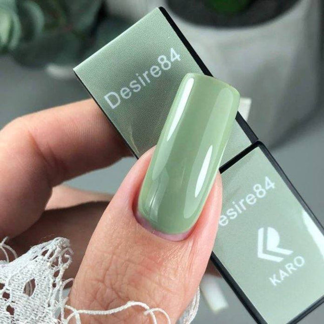 Gel Polish Desire №84 soft green 8ml KARO