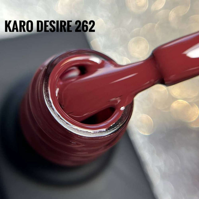 Gel Polish Desire №262 red-brown 8ml KARO