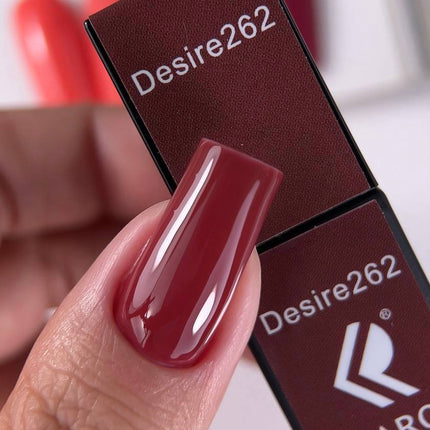 Gélový lak Desire №262 červeno-hnedý 8ml KARO