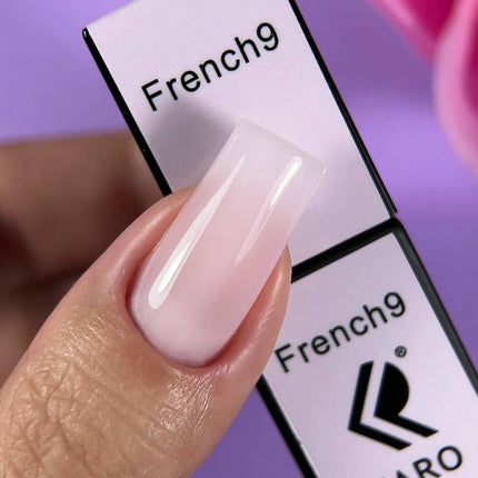 Esmalte en gel French 6 translúcido rosa lechoso 8ml KARO