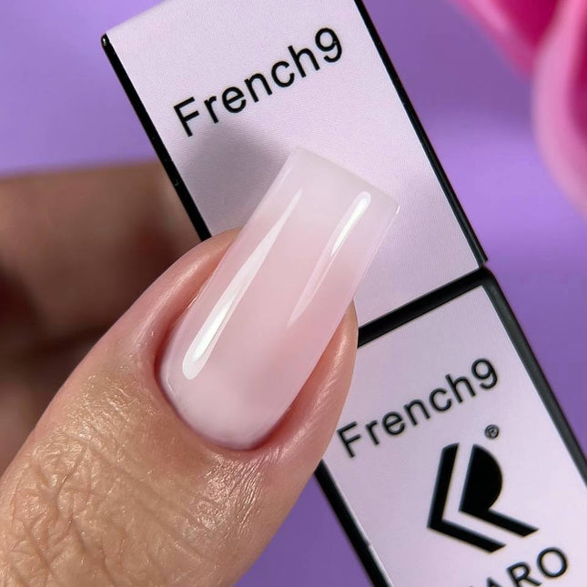 Gel Polish French 9 Translucent pink-milky 8ml KARO