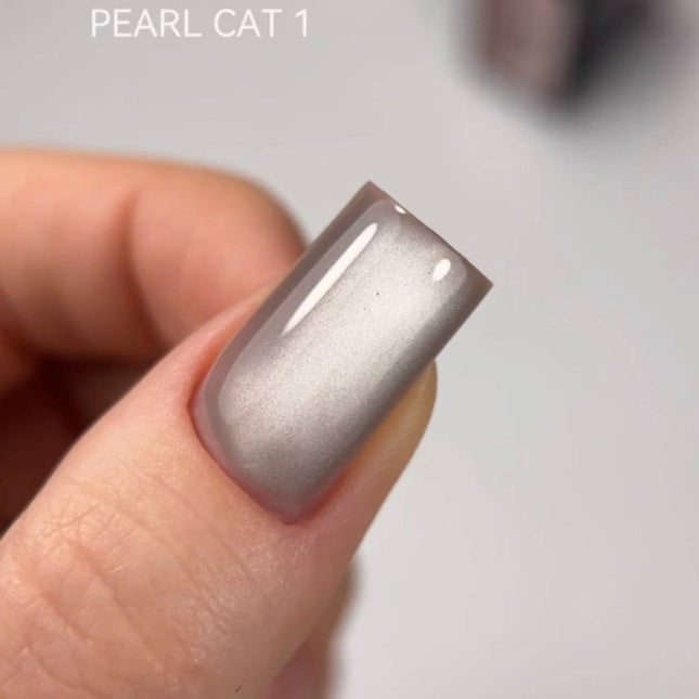 Gel Polish Cat Eye Pearl №1 Silver 10ml KARO