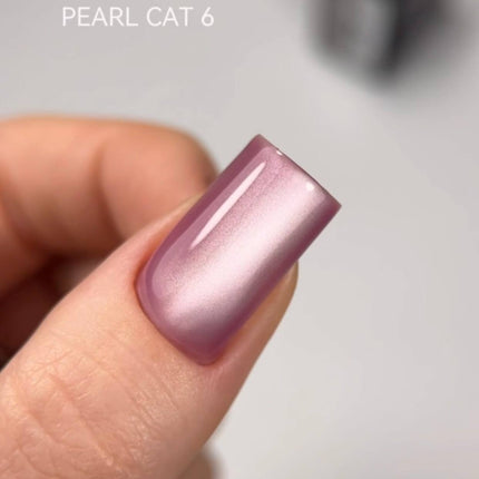 Esmalte en gel Ojo de gato Perla №6 Lila 10ml KARO