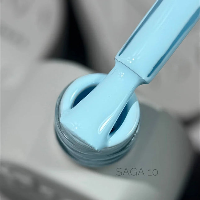 Gel Polish Saga 10 Light Blue 10 ml - Gel Nail Polish