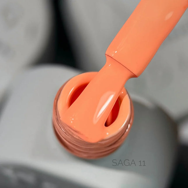 Gel Polish Saga 11 Peach 10 ml - Gel Nail Polish