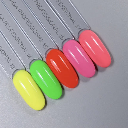 Gel Polish Saga 13 Yellow 10 ml - Gel Nail Polish