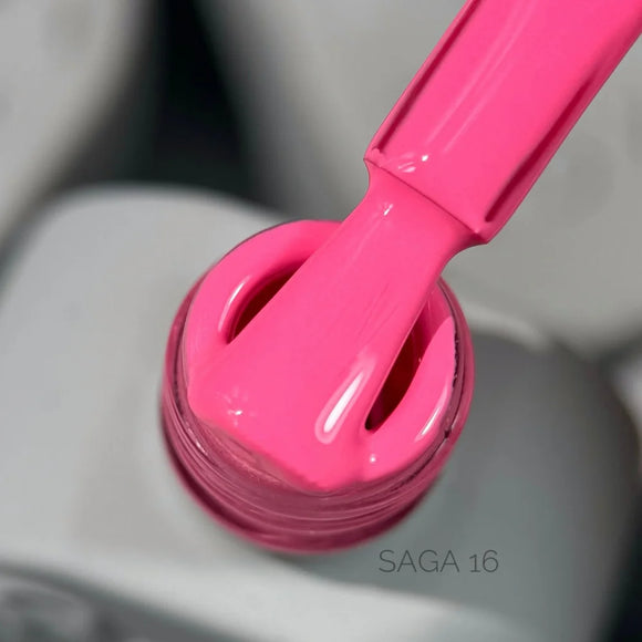 Gel Polish Saga 16 Pink 10 ml - Gel Nail Polish