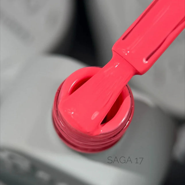 Gel Polish Saga 17 Coral 10 ml - Gel Nail Polish