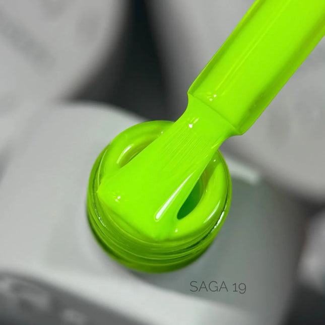 Gel Polish Saga 19 Light Green 10 ml - Gel Nail Polish