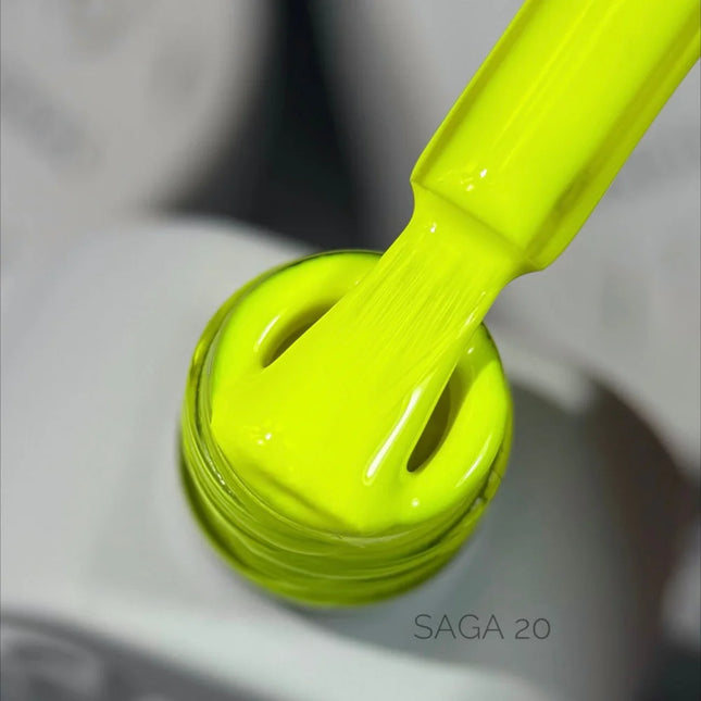 Gel Polish Saga 20 Lime 10 ml - Gel Nail Polish