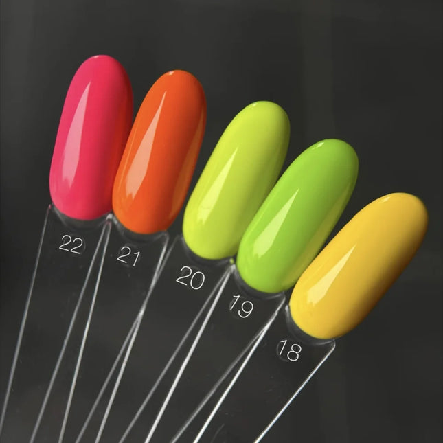 Gel Polish Saga 21 Bright Orange 10 ml - Gel Nail Polish