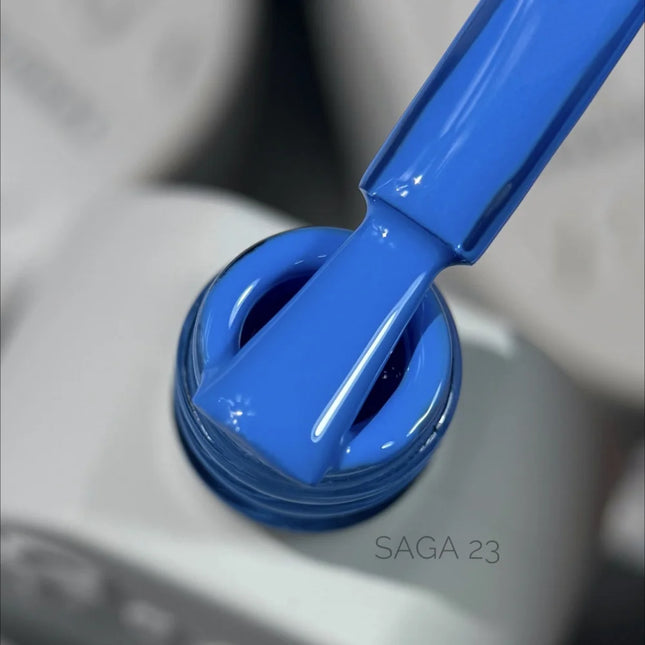 Gel Polish Saga 23 Blue 10 ml - Gel Nail Polish