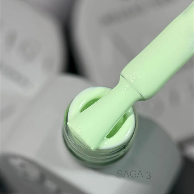 Gel Polish Saga 3 Mint 10 ml - Gel Nail Polish