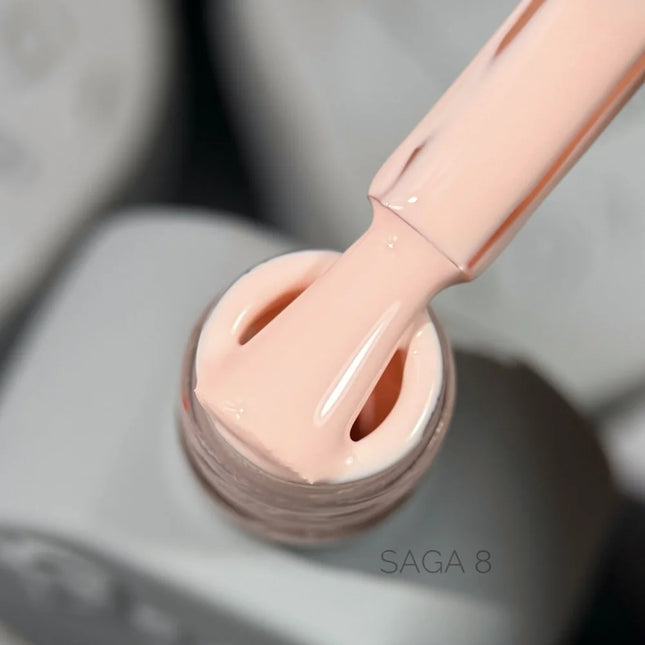Gel Polish Saga 8 Peach 10 ml - Gel Nail Polish