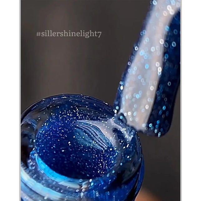 Gel Polish Shine Light №7 8 ml Siller - Gel Nail Polish