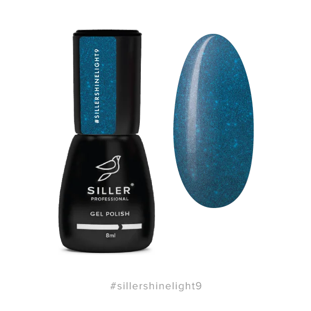 Gel Polish Shine Light №9 8 ml Siller - Gel Nail Polish