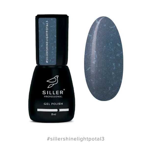 Gel Polish Shine Light POTAL №3 8 ml Siller - Gel Nail Polish