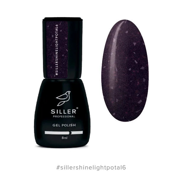 Gel Polish Shine Light POTAL №6 8 ml Siller - Gel Nail Polish