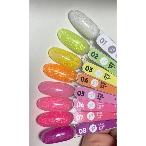 Gel polish Sugar №1 15 ml Siller - Gel Nail Polish