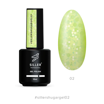 Gel polish Sugar №2 15 ml Siller - Gel Nail Polish