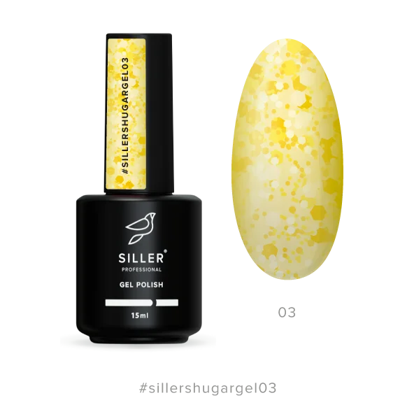 Gel polish Sugar №3 15 ml Siller - Gel Nail Polish