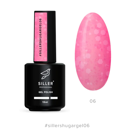 Gel polish Sugar №6 15 ml Siller - Gel Nail Polish