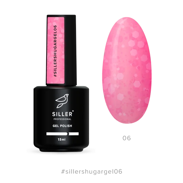 Gel polish Sugar №6 15 ml Siller - Gel Nail Polish