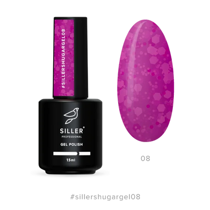 Gel polish Sugar №8 15 ml Siller - Gel Nail Polish