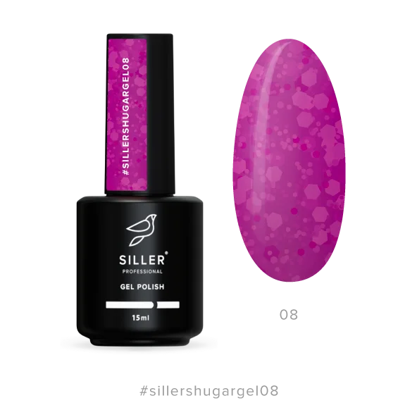 Gel polish Sugar №8 15 ml Siller - Gel Nail Polish