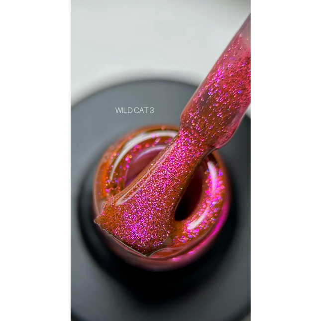 Gel polish Wild Cat №3 9 ml Saga Professional - Gel Nail Polish