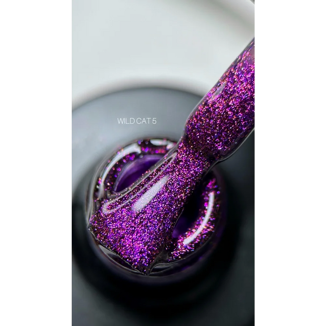 Gel polish Wild Cat №5 9 ml Saga Professional - Gel Nail Polish