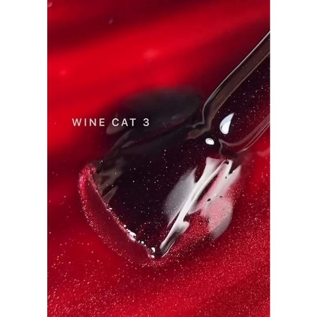 Gel polish Wine Cat №3 10 ml Saga Professional - Gel Nail Polish