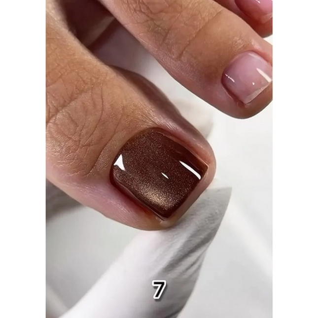 Gel polish Wine Cat №7 10 ml Saga Professional - Gel Nail Polish