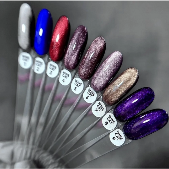 Gel polish Wine Cat №7 10 ml Saga Professional - Gel Nail Polish