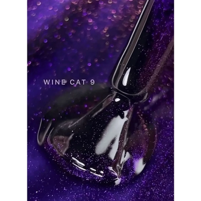 Gel polish Wine Cat №9 10 ml Saga Professional - Gel Nail Polish