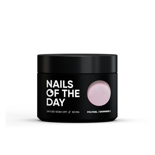 Gel Poly shimmer №2 30 ml NAILSOFTHEDAY - Polygel