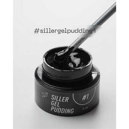 Gel Pudding №1 BLACK 5 ml Siller - Gel pudding
