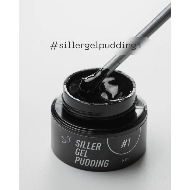Gel Pudding №1 BLACK 5 ml Siller - Gel pudding