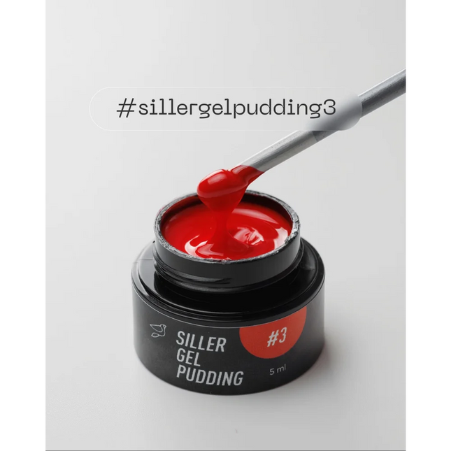 Gel Pudding №3 RED 5 ml Siller - Gel pudding