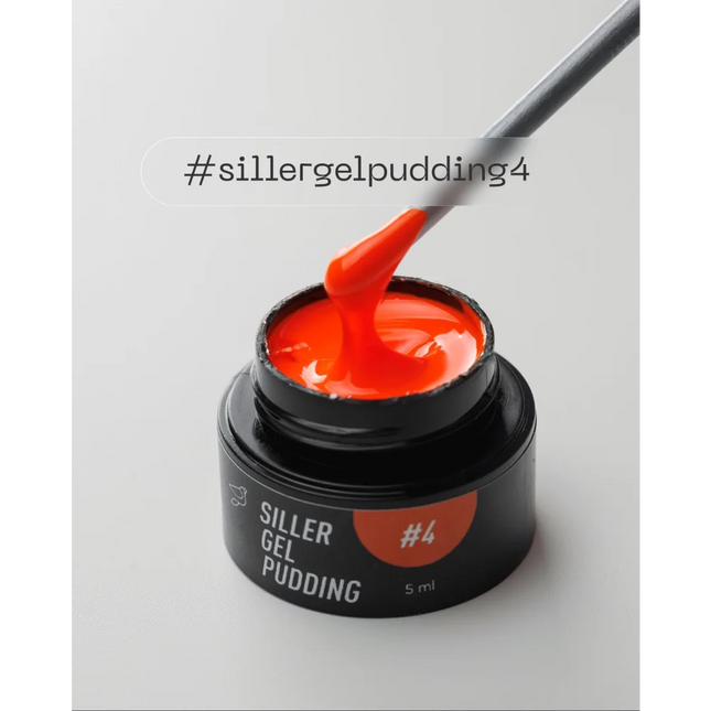 Gel Pudding №4 ORANGE 5 ml Siller - Gel pudding