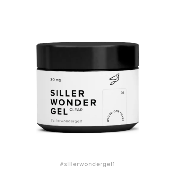 Gel WONDER One Phase UV/LED №1 30 ml Siller - Gel