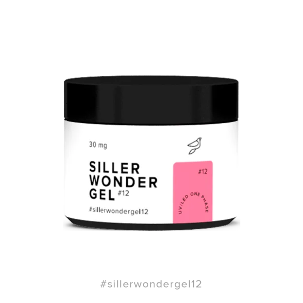 Gel WONDER One Phase UV/LED №12 30 ml Siller - Gel