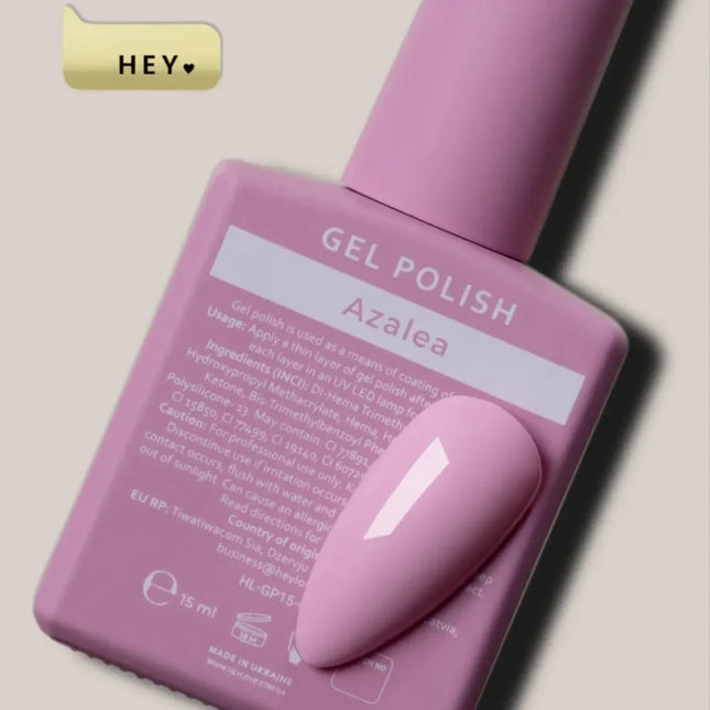 HEYLOVE Gel Polish Azalea 15ml Cool Pink - Gel Nail Polish